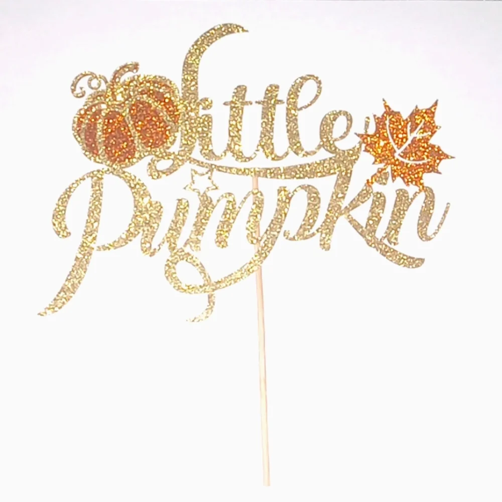 Little Pumpkin Cake Topper